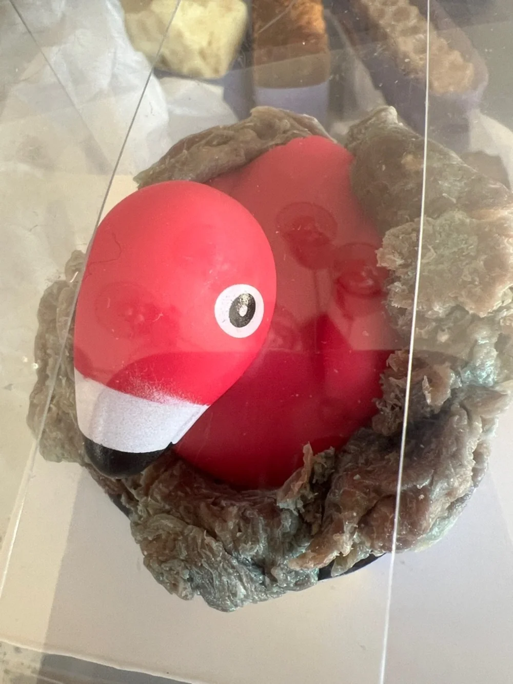 Handmade Flamingo Soap - Red Pink Accent